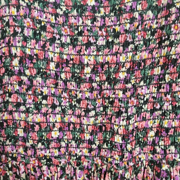 Womens flower midi dress - Picture 3 of 4